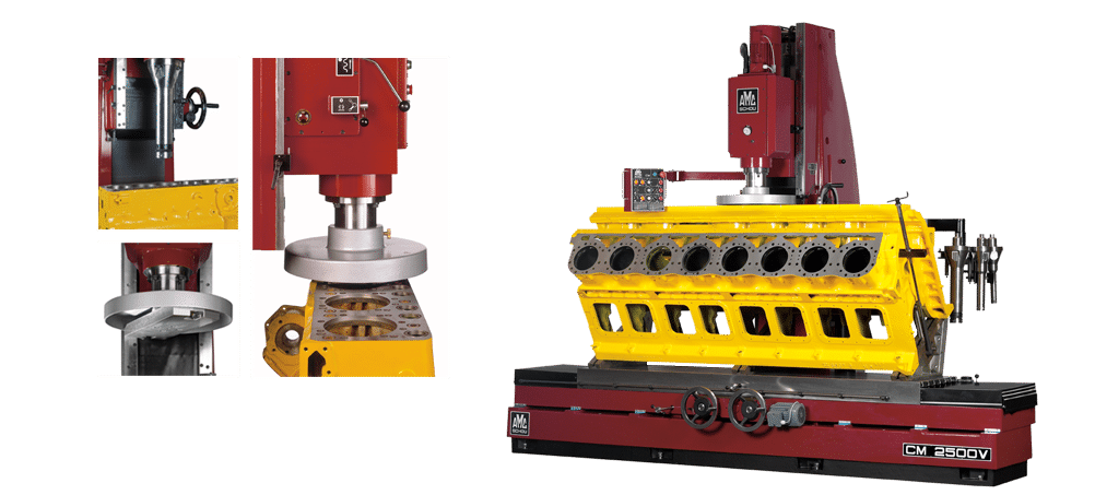 ϳ    AMC-SCHOU  Cylinder Block Boring and Milling Machines